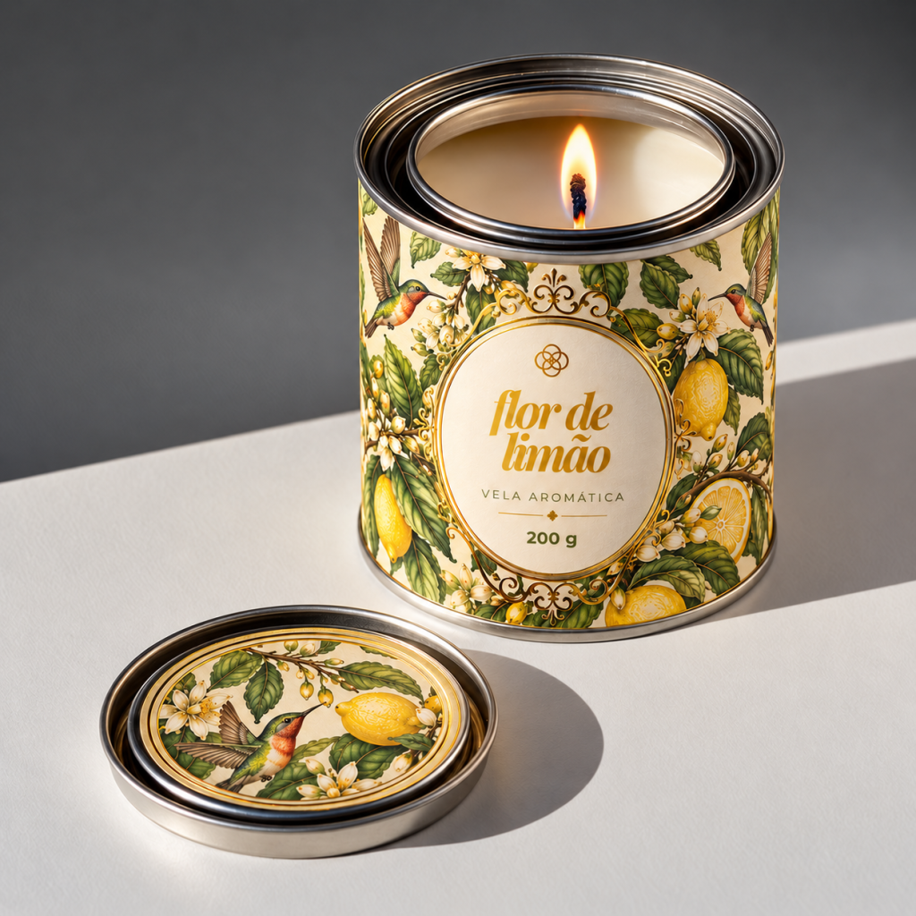 Vela Aromática 200g I Latas